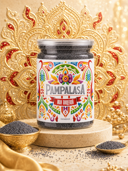 Мак пищевой, натуральный, 200 грамм, Pampalasa