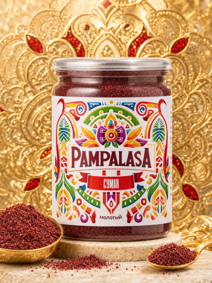 Сумах молотый, натуральный, 200 грамм, Pampalasa