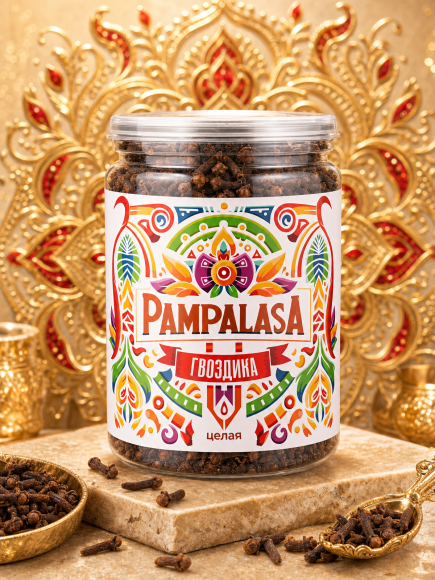 Гвоздика целая, натуральная, 130 грамм, Pampalasa Гвоздика целая, натуральная, 130 грамм, Pampalasa