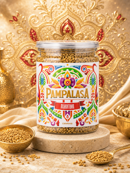 Пажитник семена (шамбала), натуральный, 250 грамм, Pampalasa